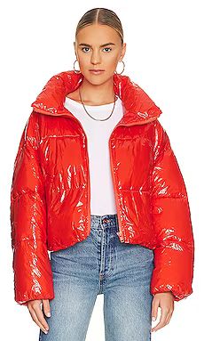 BY.DYLN Morris Puffer in Red from Revolve.com | Revolve Clothing (Global)