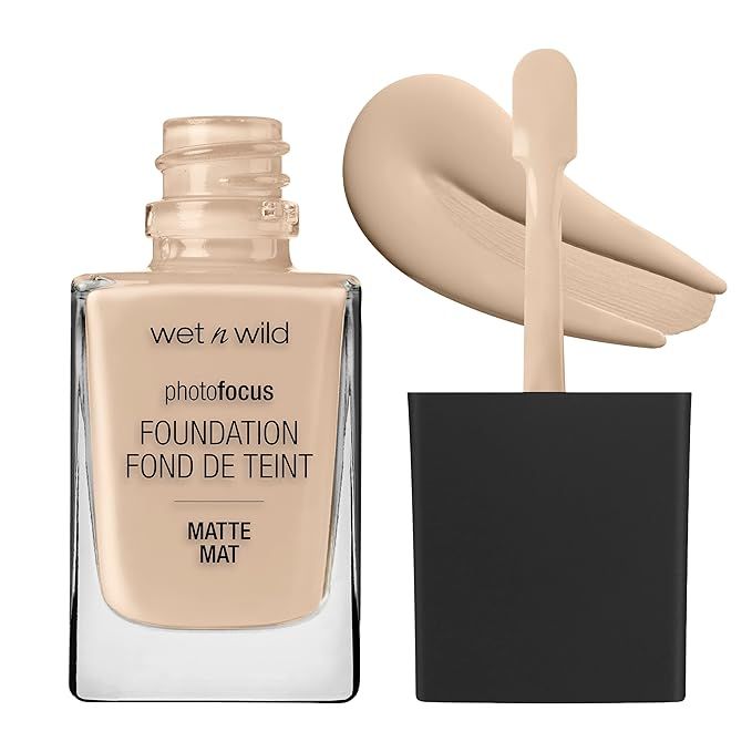 Wet n Wild Photo Focus Matte Liquid Liquid Foundation Shell Ivory | Amazon (US)