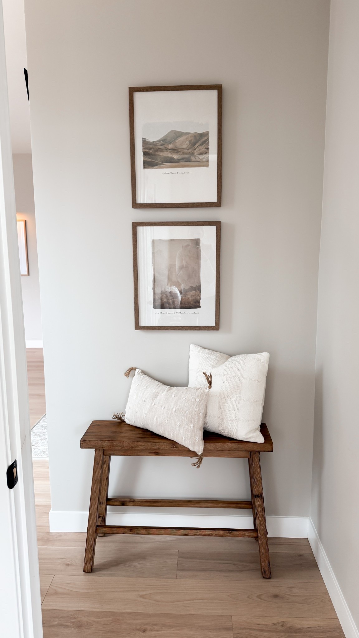 This little space was so fun to add a little decor to. It’s so simple but makes a big impact. 
.


#LTKHome #LTKSaleAlert #LTKFindsUnder50