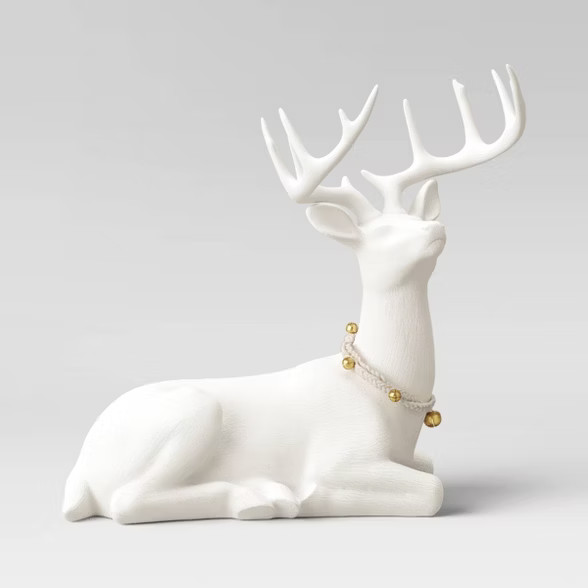 Large White Sitting Deer - Threshold™ | Target
