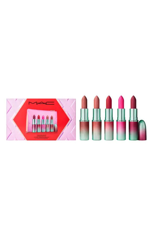 MAC Cosmetics Less is Bore 5-Piece Full-Size Matte Lipstick Gift Set (Limited Edition) $125 Value in Pink Multi at Nordstrom | Nordstrom