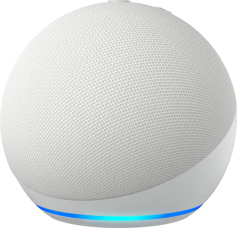 Amazon - Echo Dot (5th Gen, 2022 Release) Smart Speaker with Alexa - Glacier White | Best Buy U.S.