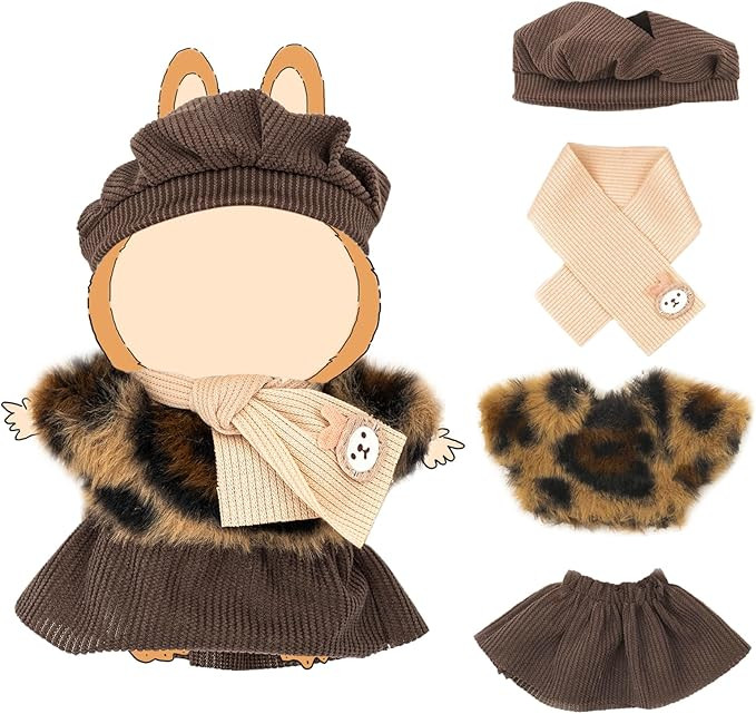 Clothes for Lububu 17cm Dolls(NO Doll) Doll Outfits Suit for Lububu Cute Stylish Dress Up Set for... | Amazon (US)