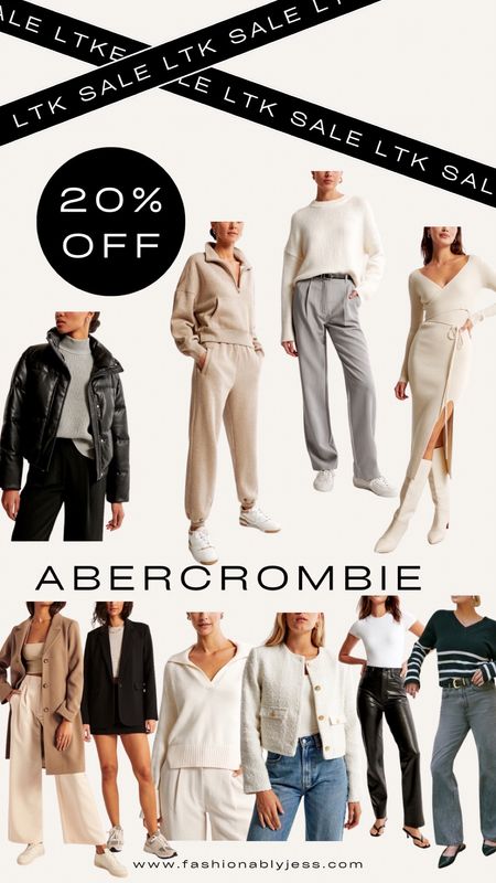 Loving these fall essentials from Abercrombie! So cute and now 20% off! 

#LTKSale #LTKover40 #LTKstyletip