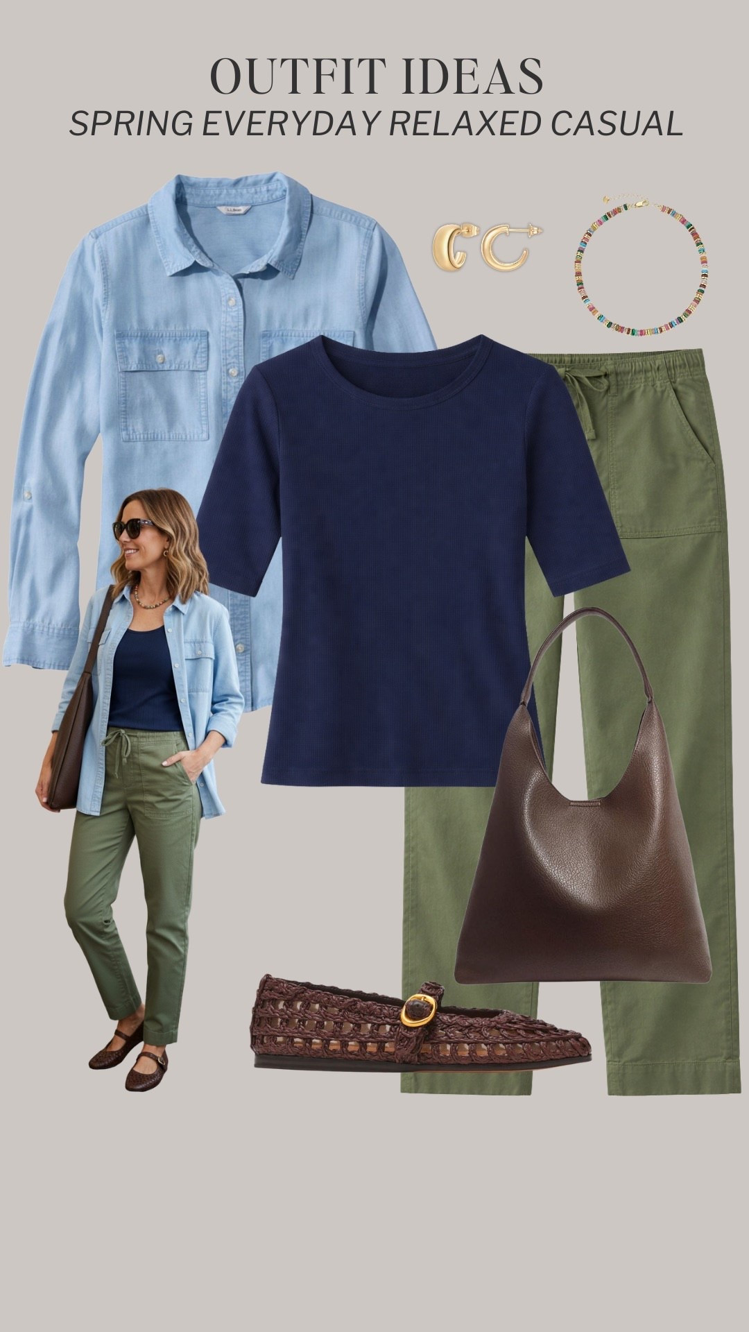 Everyday Relaxed Casual Spring 2026 Outfits: Mix & Match Trending Styles With Accent Colors For Moms, Travel, Errands, Vacation, and anyone needing casual outfits 🌸 Also includes affordable Amazon shopping links 🎉 The Everyday Relaxed Casual Spring Capsule is now available in the Classy Yet Trendy Store ✔️

tee, utility jacket, cardigan, knit jacket, chambray shirt, jogger pants, jeans, pants, flats, sneakers, mary janes, zip hoodie

#capsulewardrobe #founditonamazon #momstylelife #momoutfit #momstyle 