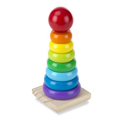 Rainbow Stacker Wooden Rings | Amazon (US)