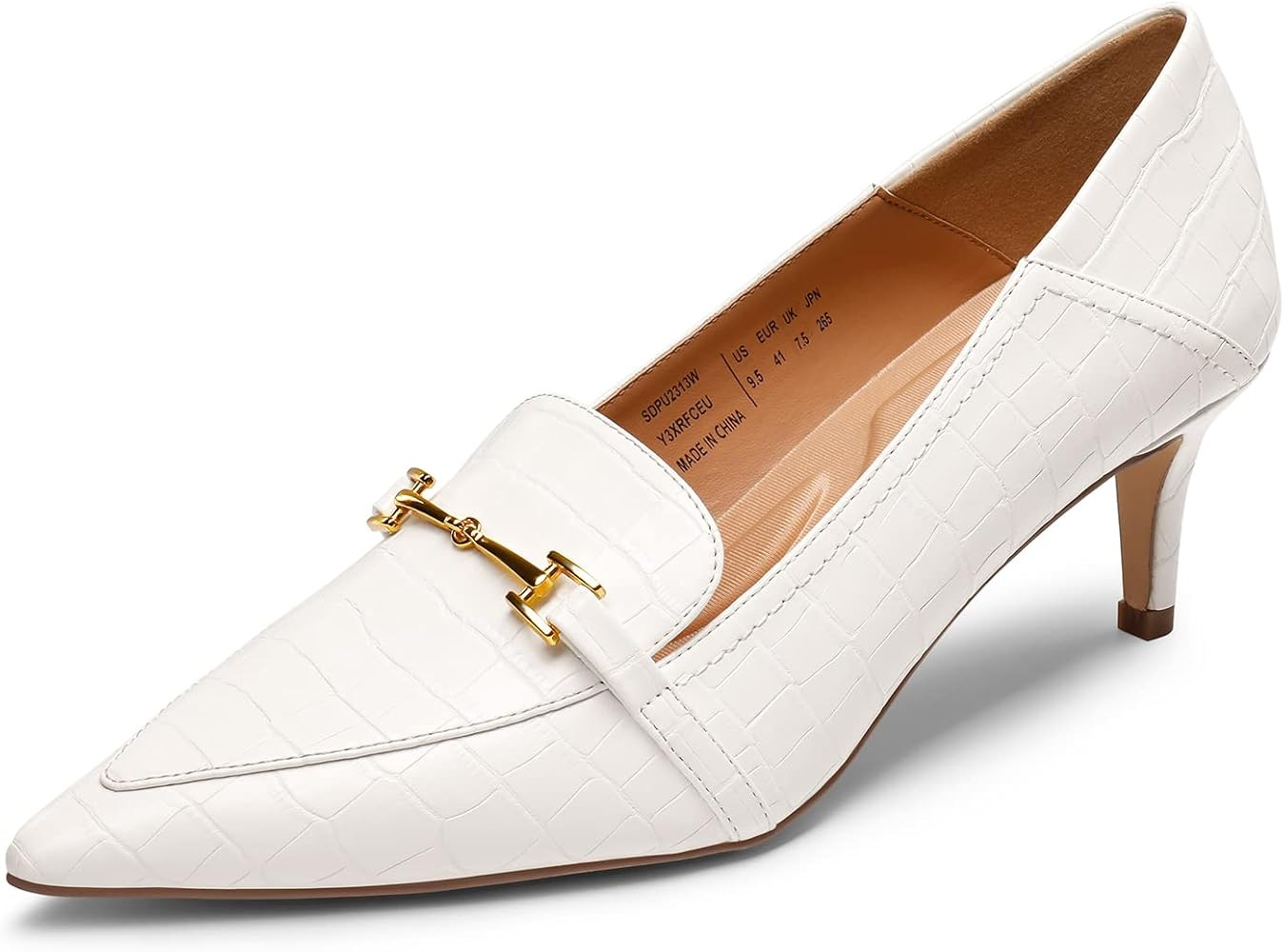 DREAM PAIRS Women's Heels Pointed Toe Kitten Heels Pump Shoes for Women | Amazon (US)