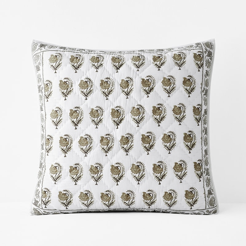 Indira Handcrafted Patchwork Quilted Sham | The Company Store