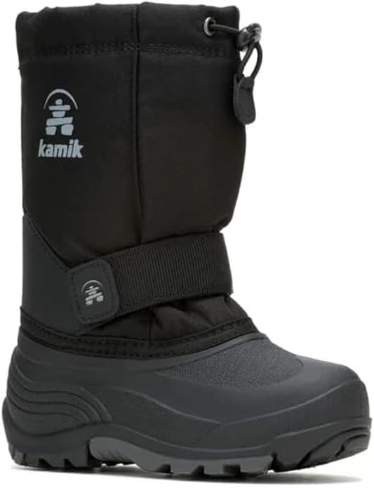 Kamik Rocket Insulated Snow Boots - Waterproof Kids Snow Boots - Easy-Grip Lace Lock Kids Waterpr... | Amazon (US)