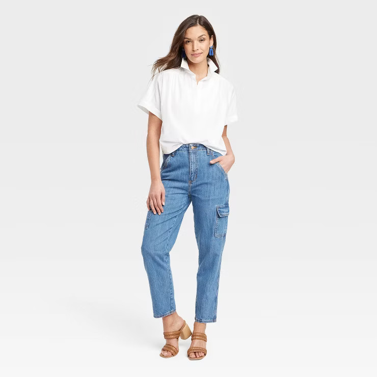 Women's Mid-Rise Boyfriend Jeans - Universal Thread™ Medium Wash | Target
