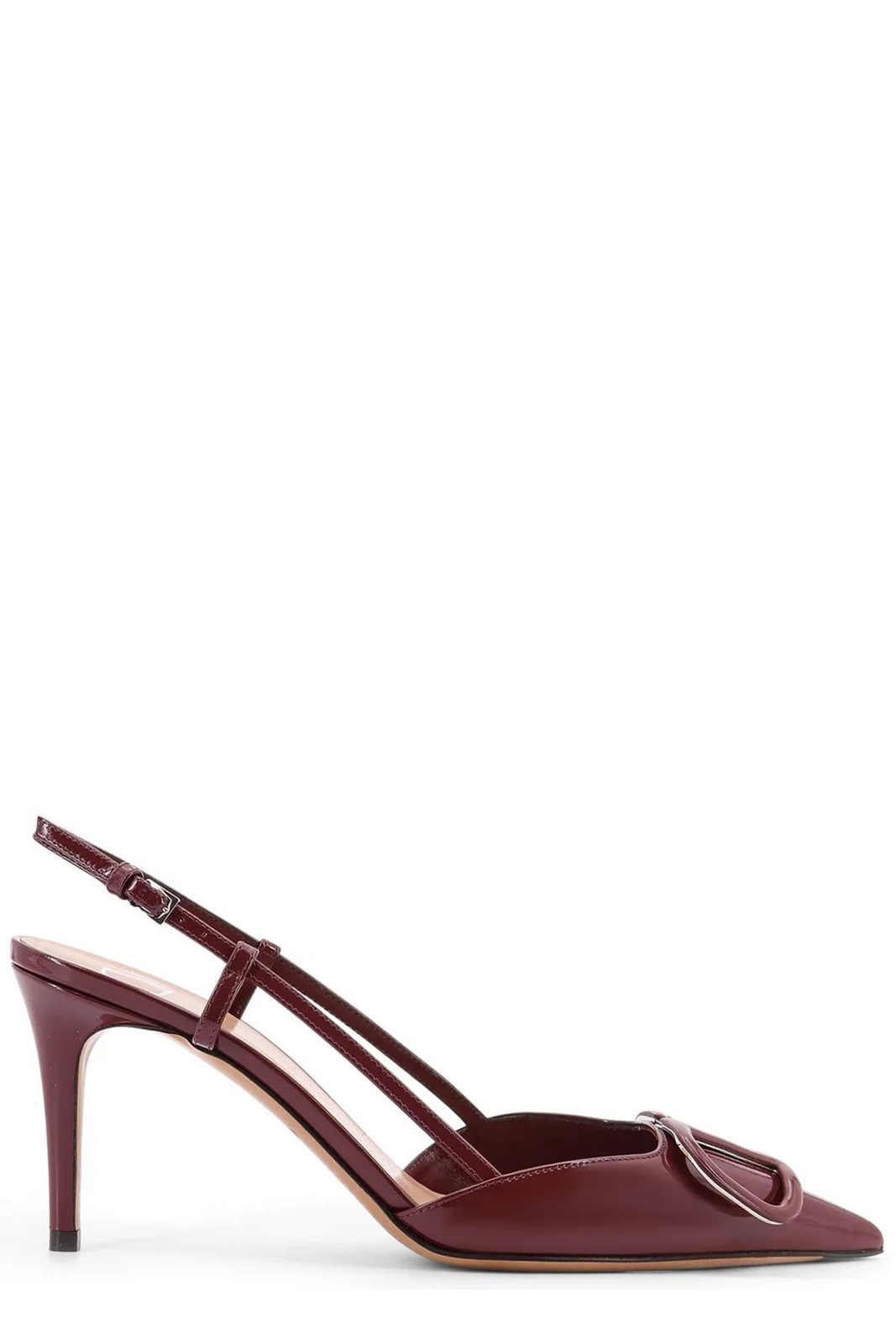 Valentino VLOGO Pointed Toe Slingback Pumps | Cettire Global