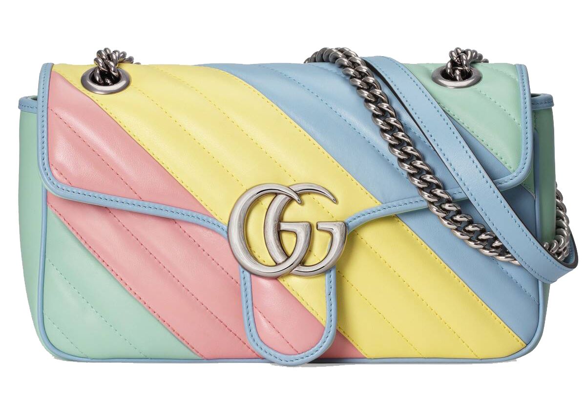 Gucci Marmont Shoulder Bag GG Small Pastel Multicolor | StockX
