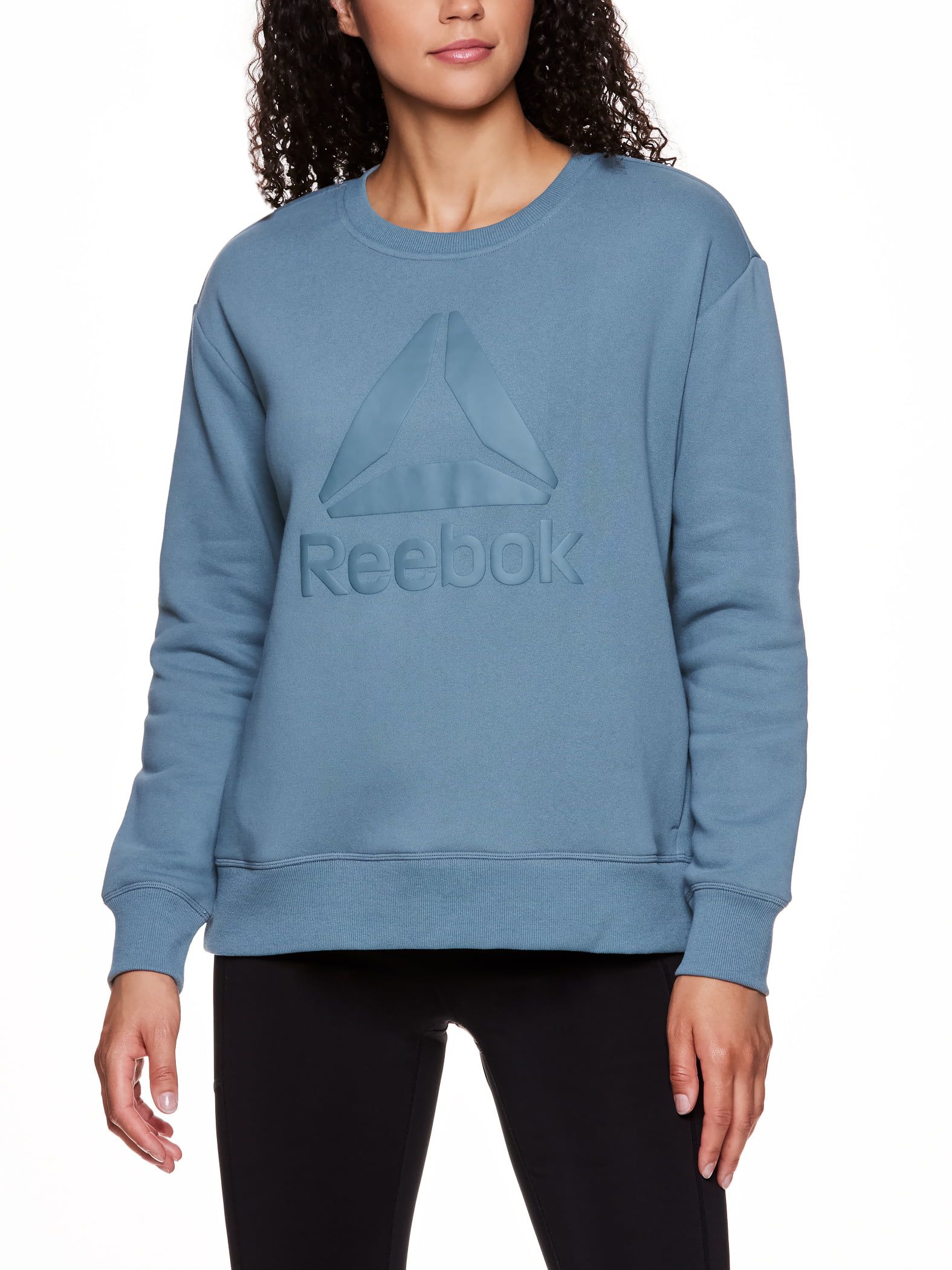 Reebok Women's Supersoft Gravity Crewneck Sweatshirt with Side Pockets | Walmart (US)