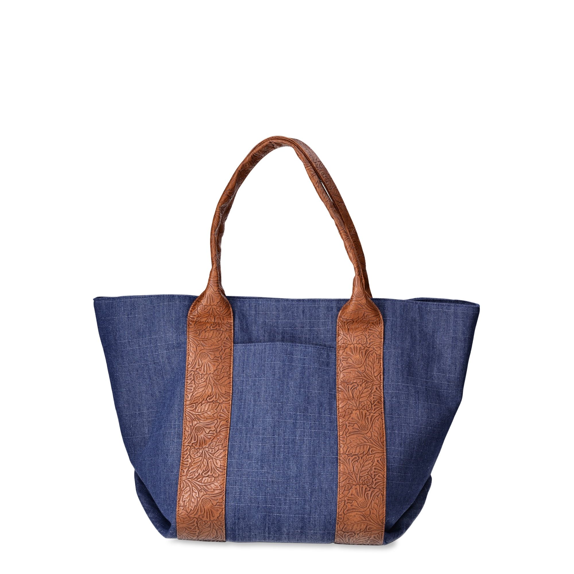 The Pioneer Woman Denim Tote Bag - Walmart.com | Walmart (US)