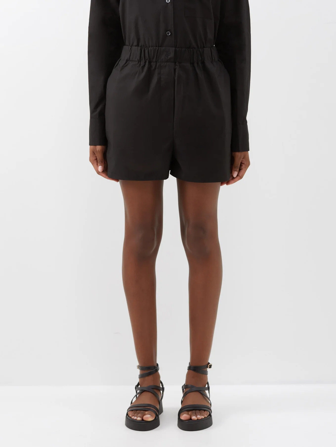 The Frankie ShopLui organic cotton-poplin boxer shorts | Matches (US)