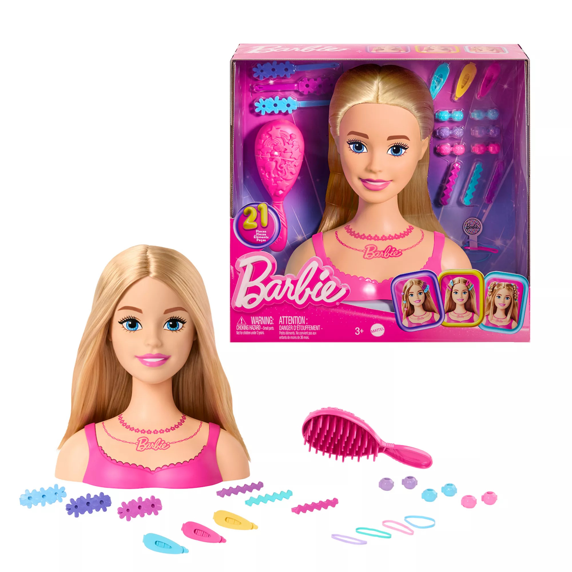 Barbie® Doll Blonde Hair Styling Head | Kohl's