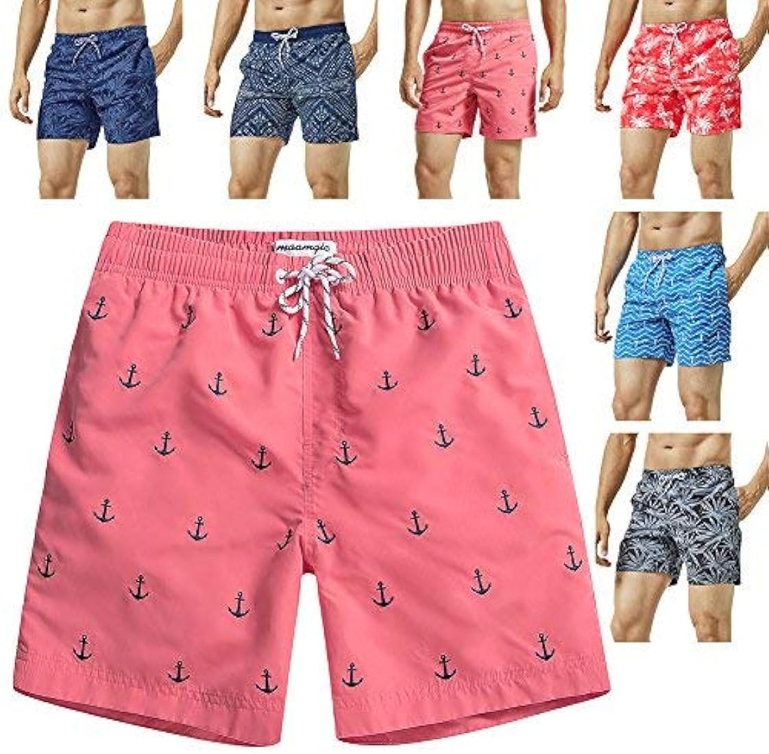 maamgic Mens Swim Trunks Quick Dry Swim Shorts with Mesh Lining Funny Swimwear Bathing Suits | Amazon (US)