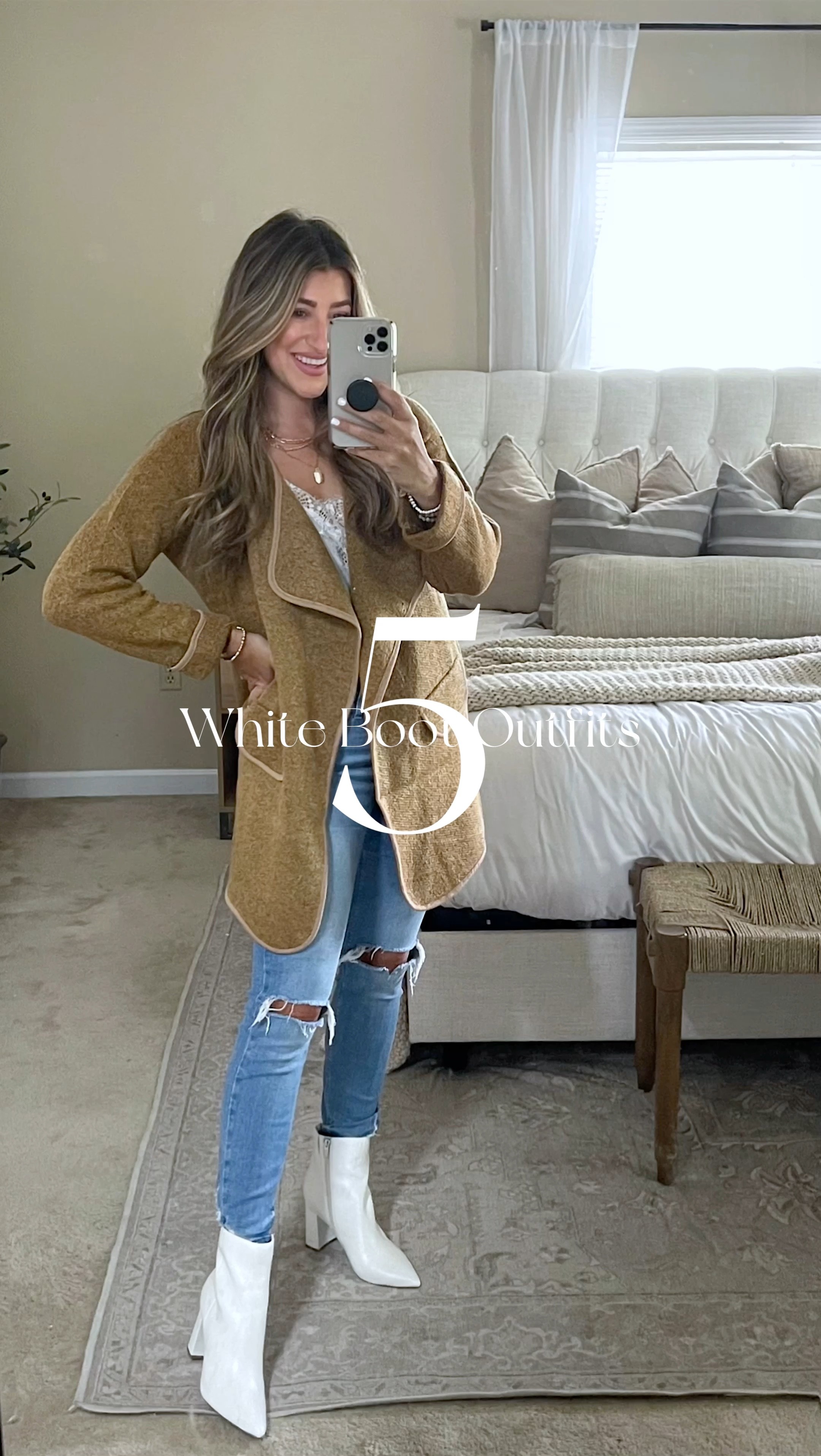 White boot outfits.

Use code LAURENHORN for 40% OFF Goodnight Macaroon. 

#LTKSeasonal #LTKstyletip #LTKunder100