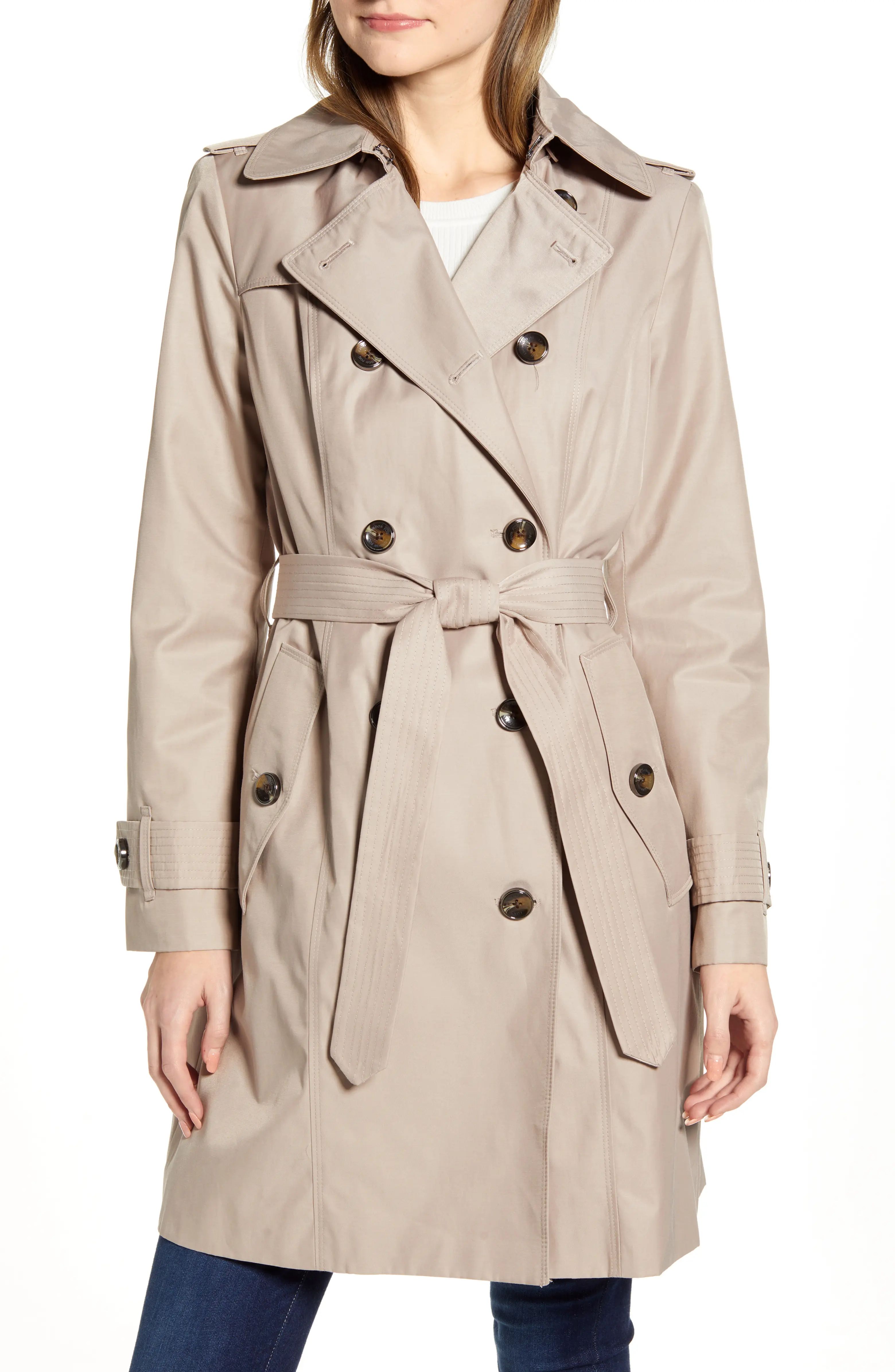 Double Breasted Trench Raincoat | Nordstrom