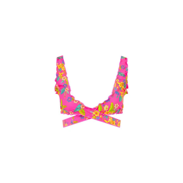 Lettuce Edge Wrap Bikini Top - Viva Vacation | Kulani Kinis US