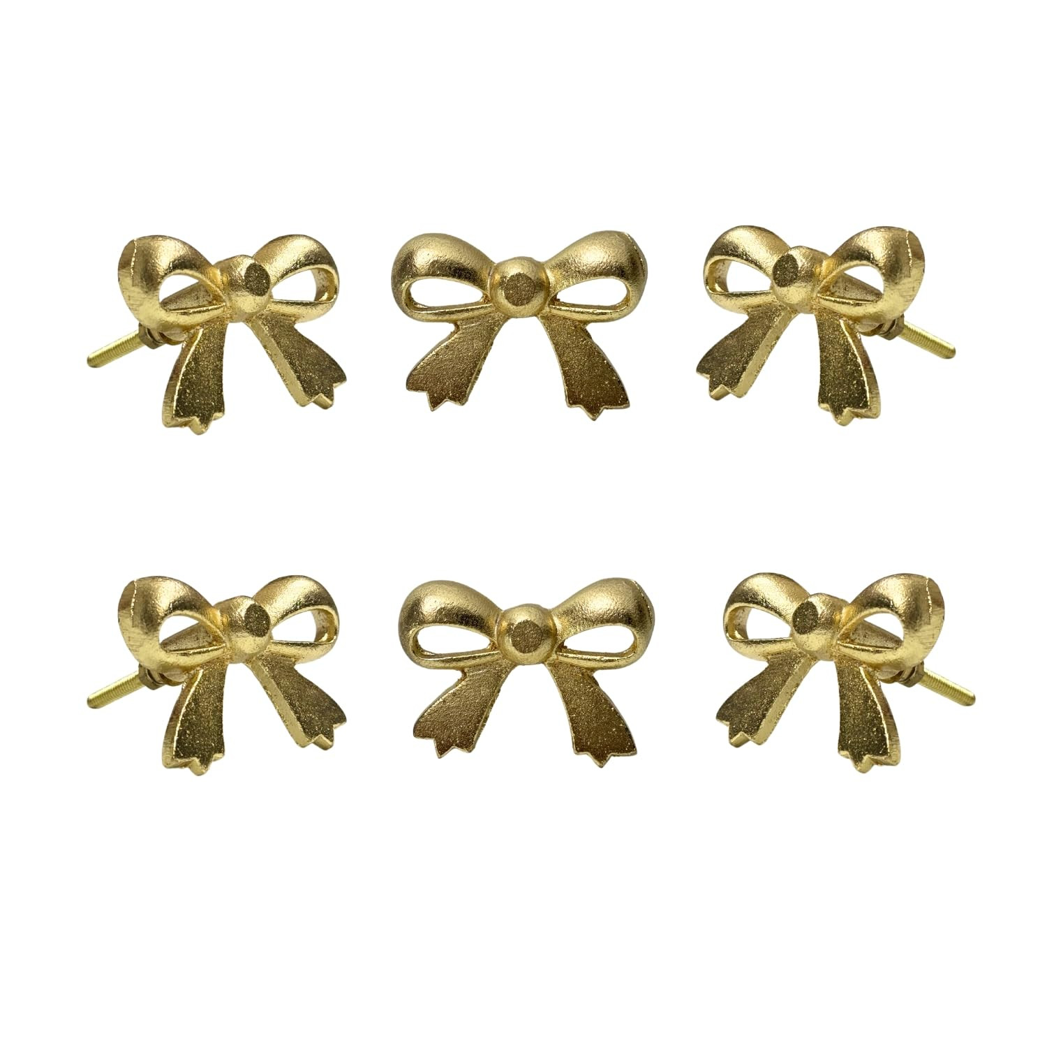 Perilla Home Set of 6 Metal Door Knobs - Decorative Door Knobs Ribbon Tie Handle with Screw | Cup... | Amazon (US)