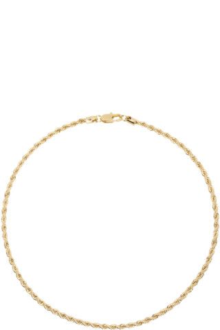 Gold Rope Chain Necklace | SSENSE