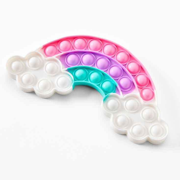 Pop Poppers Pastel Rainbow Fidget Toy - Pink | Claire's (US)