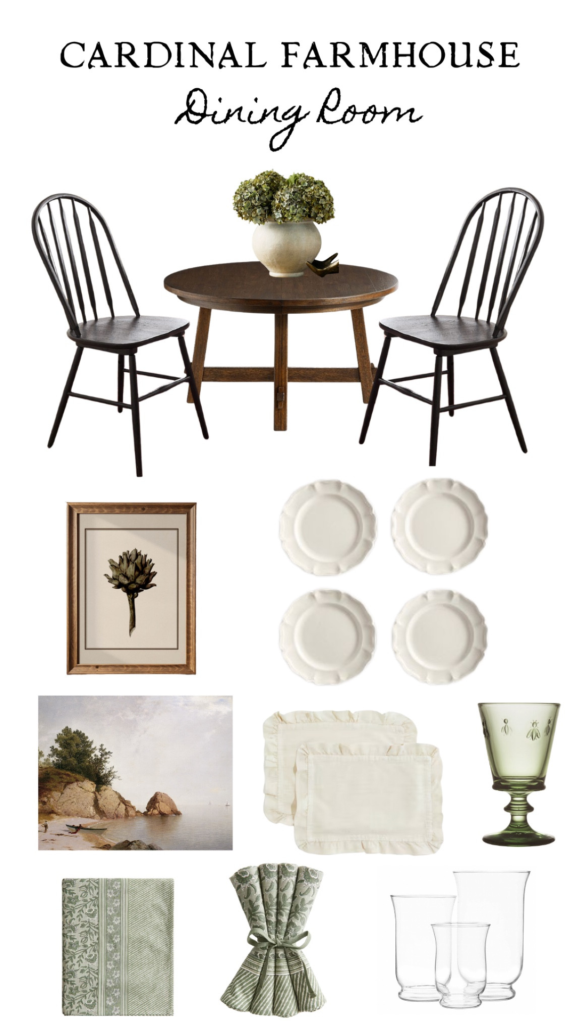 My round up of dining room favourites featuring our vintage prints available at www.cardinalfarmhouse.com

#LTKsummer #LTKcasa #LTKstyletip