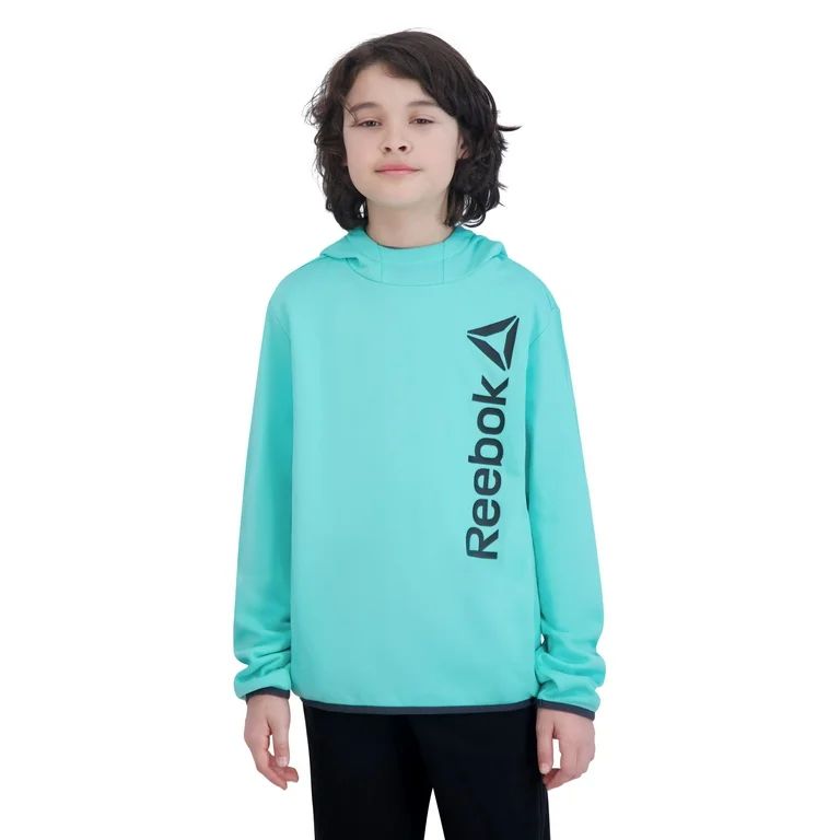 Reebok Boys French Terry Hooded Sweatshirt, Sizes 4-18 | Walmart (US)