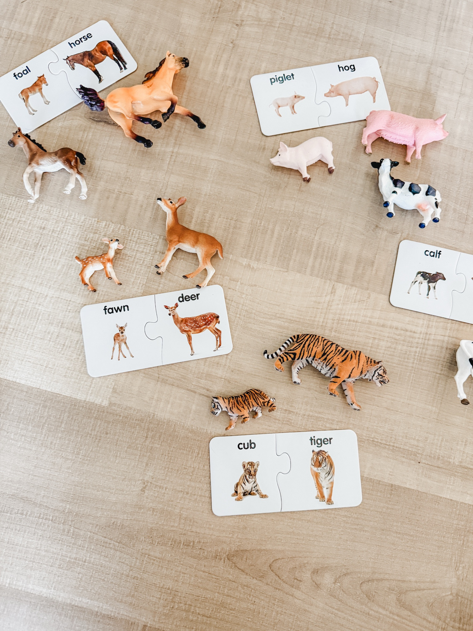 This animal puzzle is 10/10! We love Schleich animals for their detail and lasting quality!