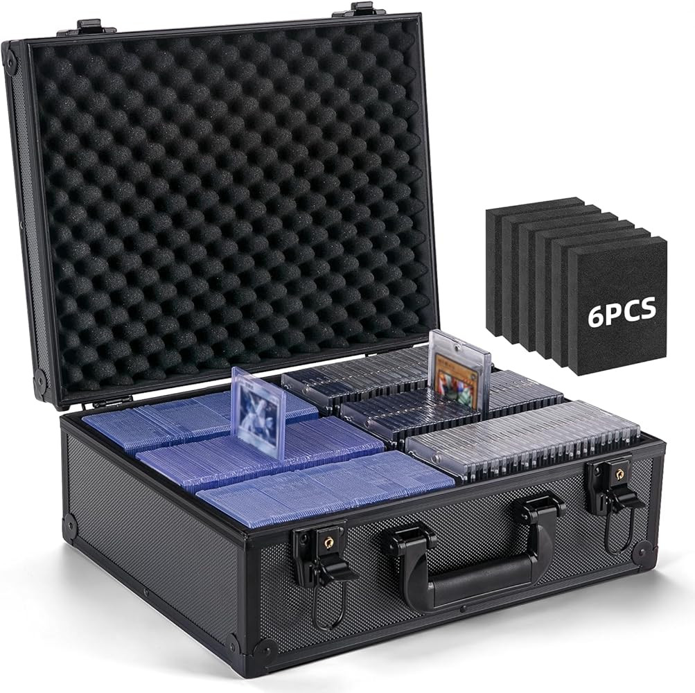 Trading Card Storage Box for 3" X 4" 35pt Toploaders 600+, Sturdy Secure Large Capacity Hard Case... | Amazon (US)