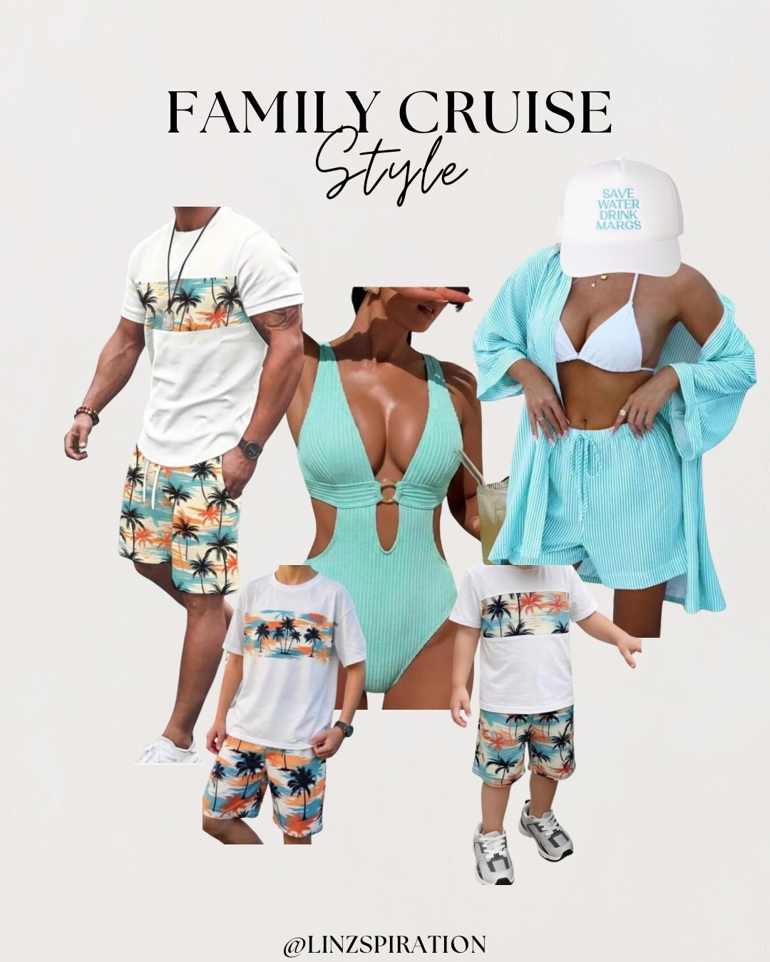 Family cruise/vacation matching outfit ideas

#LTKTravel #LTKSwim #LTKKids
