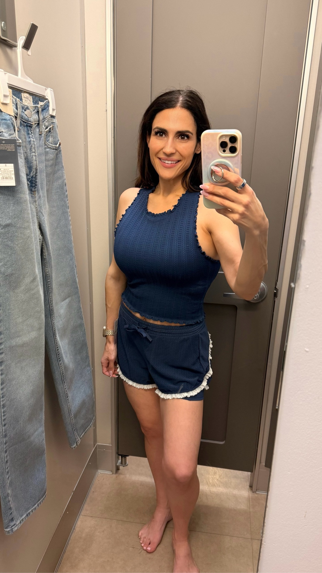 Easy summer outfit you’ll keep reaching for.

Lightweight, comfy, and actually flattering. The frilly detail makes it feel a little more elevated without trying too hard. Perfect for everyday summer outfits or vacation days.

@Target 

#LTKootd #LTKOver40 #LTKSeasonal