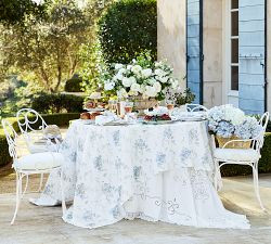 LoveShackFancy Blue Rose Melamine Salad Plates - Set of 4 | Pottery Barn (US)