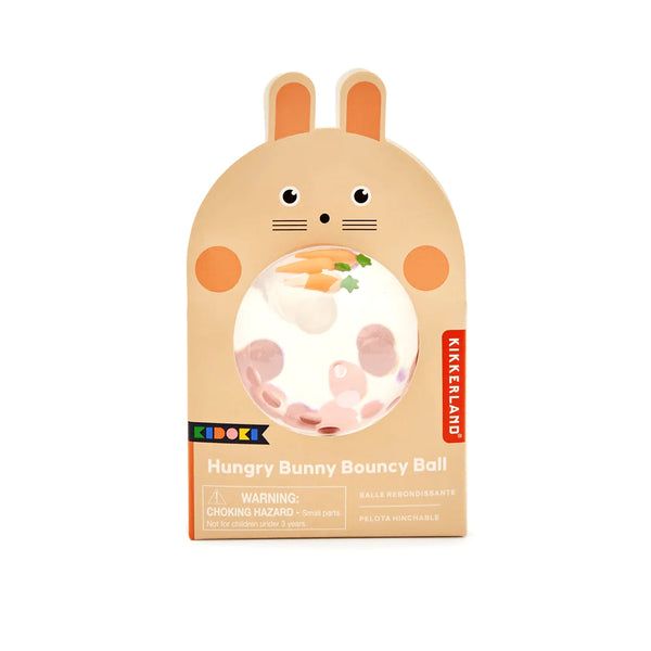 Hungry Bunny Bouncy Ball by Kikkerland | Mochi Kids