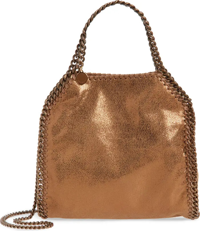 Stella McCartney Mini Falabella Shiny Dot Faux Leather Crossbody Bag | Nordstrom | Nordstrom