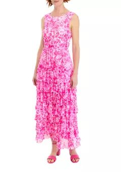 Vince Camuto Women's Sleeveless Floral Mesh Dress | Belk