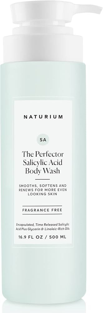Naturium The Perfector Salicylic Acid Body Wash, Gentle & Smoothing Cleanser, 16.9 oz | Amazon (US)
