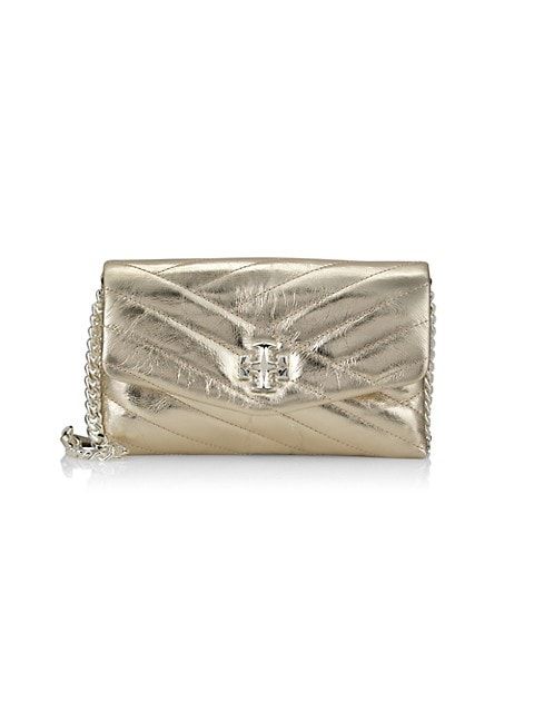 Kira Chevron-Quilted Leather Wallet-On-Chain | Saks Fifth Avenue