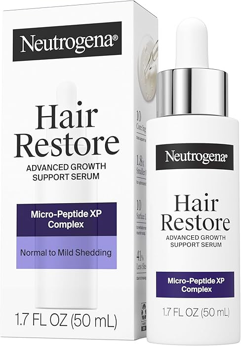 Neutrogena Hair Restore Advanced Growth Support Serum, Hair & Scalp Treatment with Micro-Peptide ... | Amazon (US)