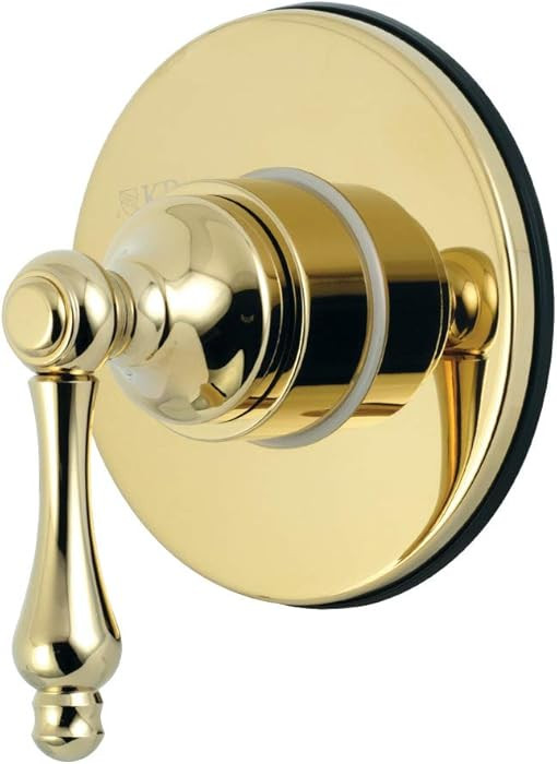 Kingston Brass KS3032AL Three-Way Diverter Valve with Trim Kit, Polished Brass | Amazon (US)
