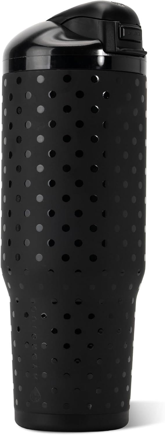 HydroJug Polka Dot Ease2o 40oz Insulated Water Bottle, Noire Satin | Amazon (US)