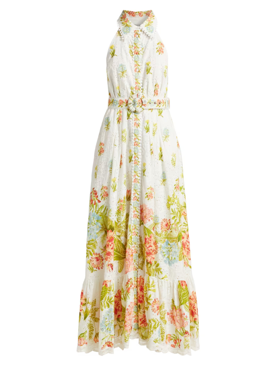 Dhun Floral Maxi Shirtdress | Saks Fifth Avenue