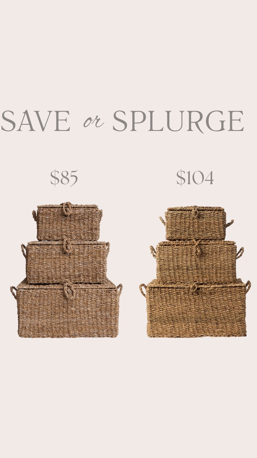 Save vs splurge 

#LTKHome
