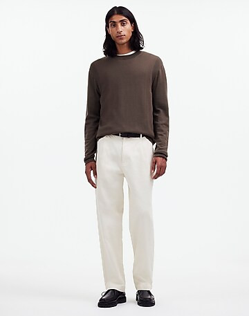 Pleated Twill Trousers | Madewell | Madewell