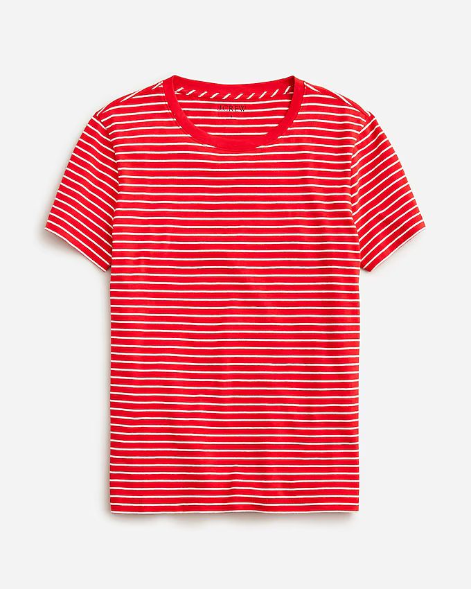 Vintage jersey classic-fit crewneck T-shirt in stripe | J. Crew US