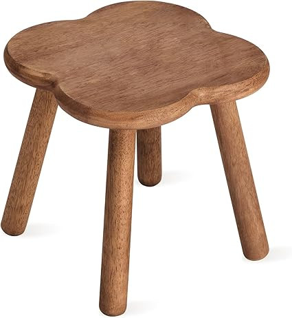 11.6inch Wooden Step Stool for Adults Small Wooden Stool Perfect Matched Sensory Table Great Assi... | Amazon (US)