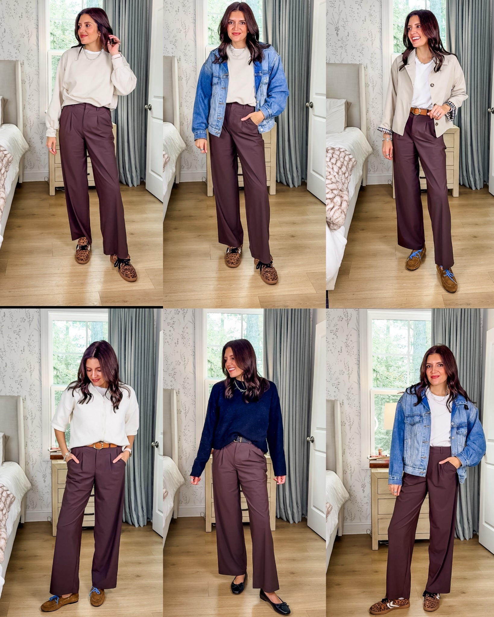 The best athletic trousers 50% off! 6 ways to wear them for casual mom outfits for fall. I’m 5’7”. Size down. I wear an XS.

#LTKOver40 #LTKTall #LTKSaleAlert
