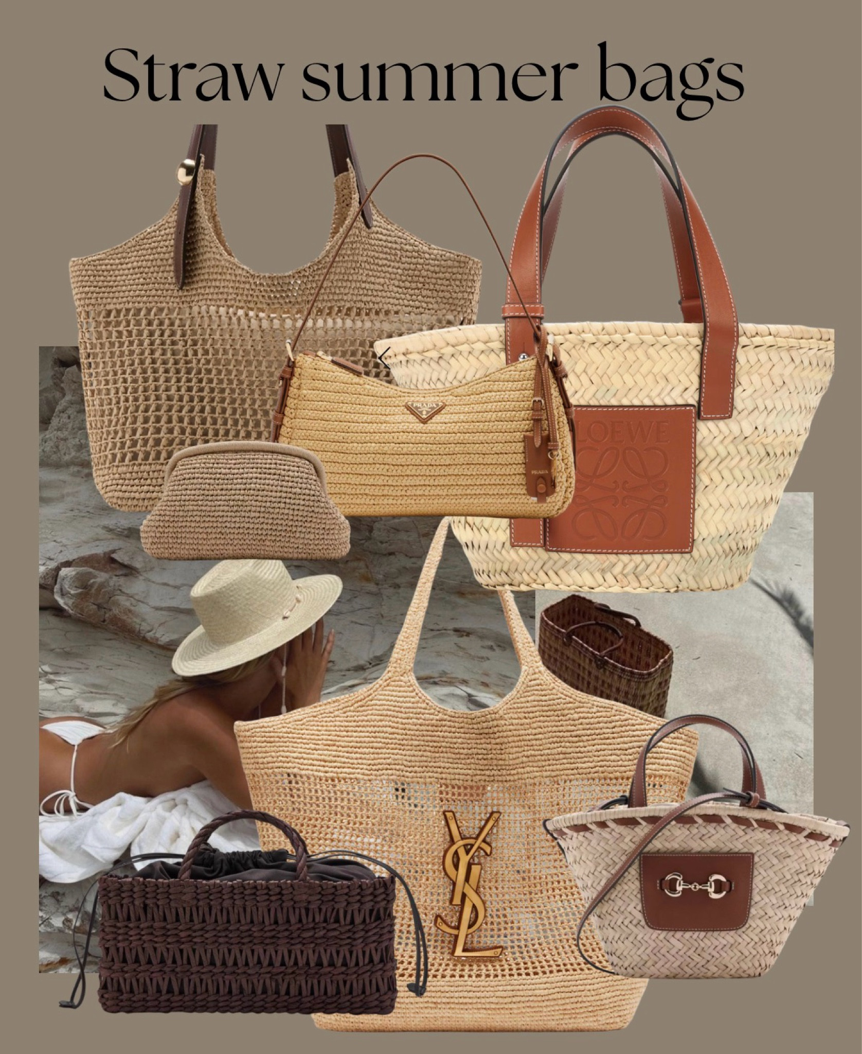 Straw bags 

#LTKsummer
