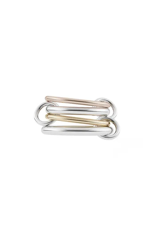 Spinelli Kilcollin Hyacinth Mixed Metal Linked Rings in Yellow Gold/Rose Gold/Silver at Nordstrom, S | Nordstrom